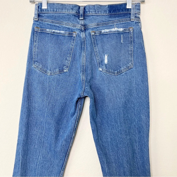 Abercrombie & Fitch The Mom High Rise Jeans Distressed Long - Picture 7 of 12